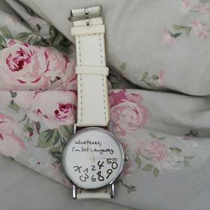 Whatever I am late anyways watch.